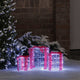 Vidaxx décoration pour coffret cadeau 3 pcs blanc froid 20 x 20 x 21 cm acrylique