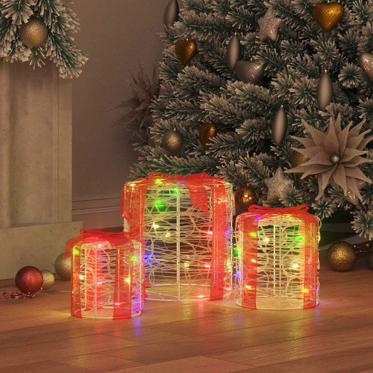 Vidaxx décoration pour coffret cadeau 3 pcs coloré 20 x 20 x 21 cm