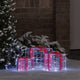 Vidaxxl coffret cadeau avec 60 LED 3 pcs blanc froid 20 x 20 x 20 cm acrylique