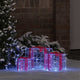 Vidaxxl coffret cadeau avec 60 LED 3 pcs bleu 20 x 20 x 20 cm acrylique
