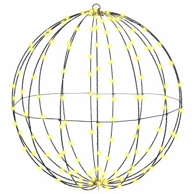 Vidaxxl boule avec 192 LED blanc chaud 59,5 x 59,5 x 63 cm métal