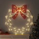 Couronne Vidaxx avec 80 LED blanc chaud 92 x 92 x 9,5 cm acrylique