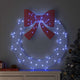 Vidaxx couronne avec 80 LED bleu 92 x 92 x 9,5 cm acrylique