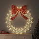 Couronne Vidaxx avec 150 LED blanc chaud 120 cm acrylique