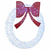 Couronne Vidaxx avec 150 LED blanc froid 120 cm acrylique