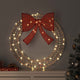 Couronne Vidaxx avec 60 LED blanc chaud 76 x 76 x 8 cm animal