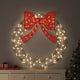Couronne Vidaxx avec 80 LED blanc chaud 91 x 91 x 9 cm animal