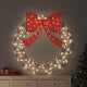 Couronne Vidaxx avec 150 LED blanc chaud 121 x 121 x 10 cm animal