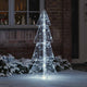 Vidaxx Sapin de Noël avec 100 LED blanc froid 120 cm acrylique