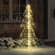 Vidaxx Sapin de Noël avec 160 LED blanc chaud 150 cm acrylique