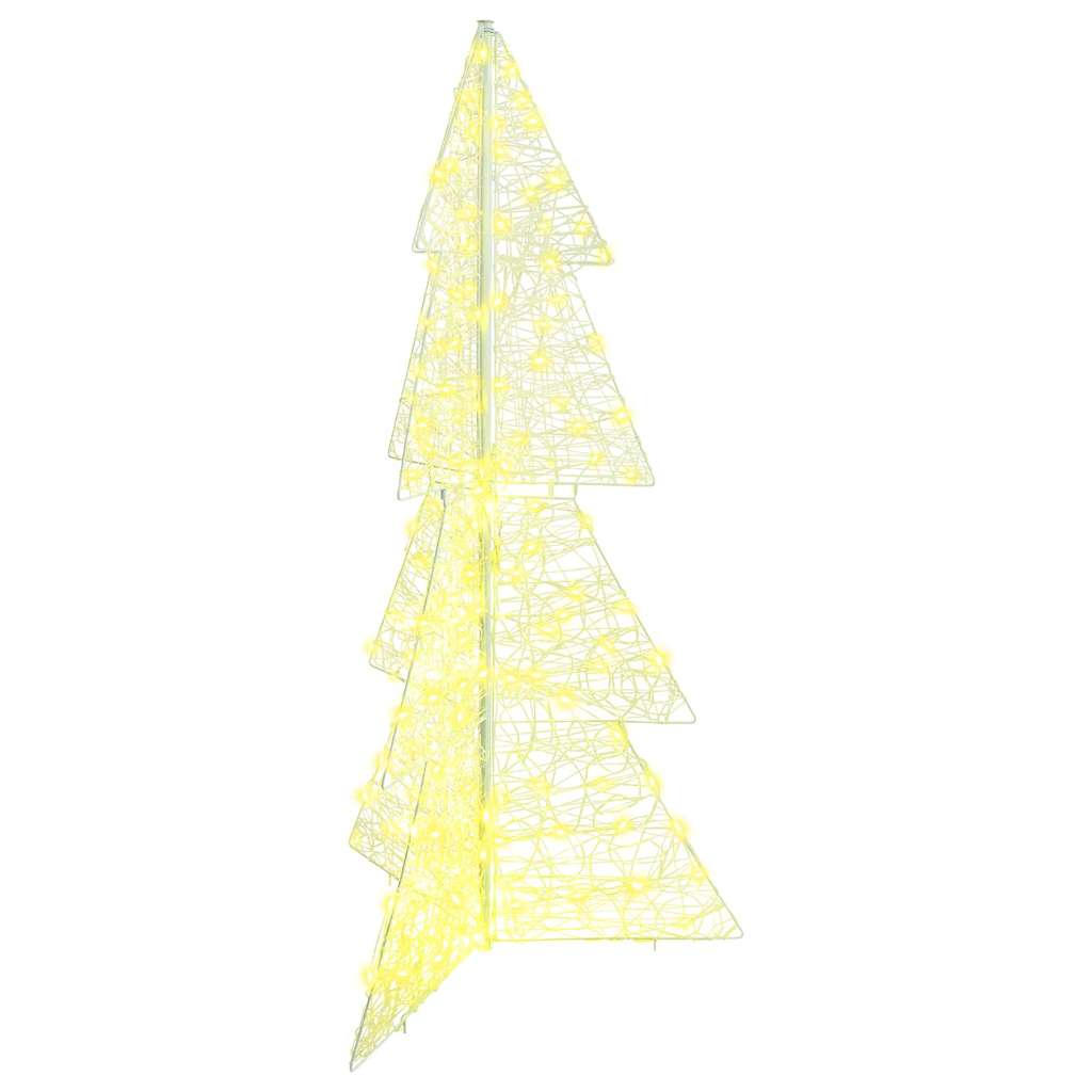 Vidaxx Sapin de Noël avec 160 LED blanc chaud 150 cm acrylique
