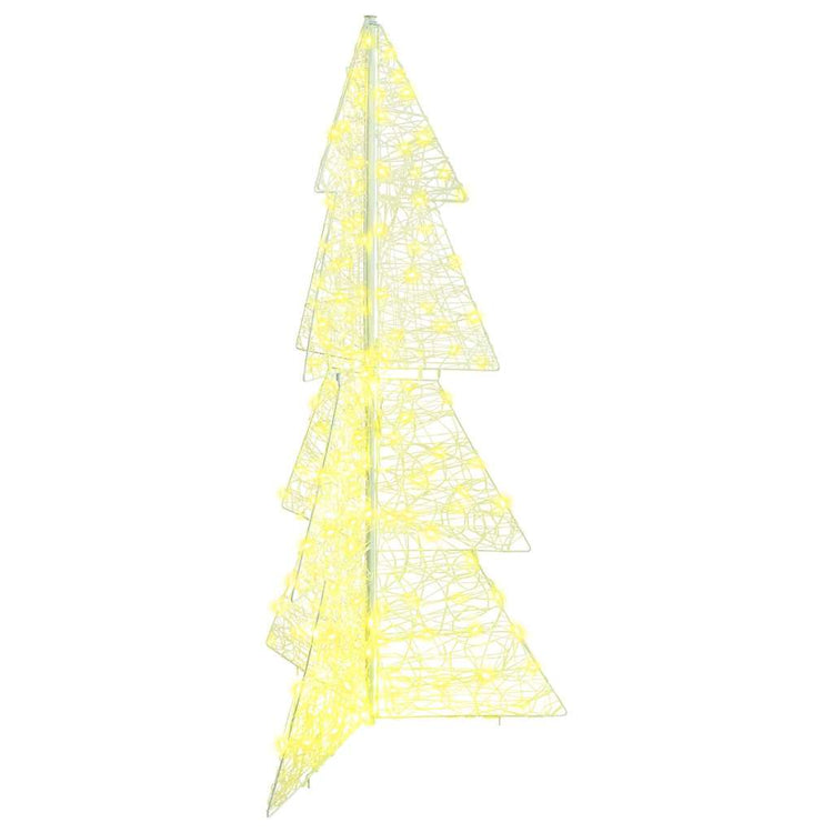 Vidaxx Sapin de Noël avec 160 LED blanc chaud 150 cm acrylique