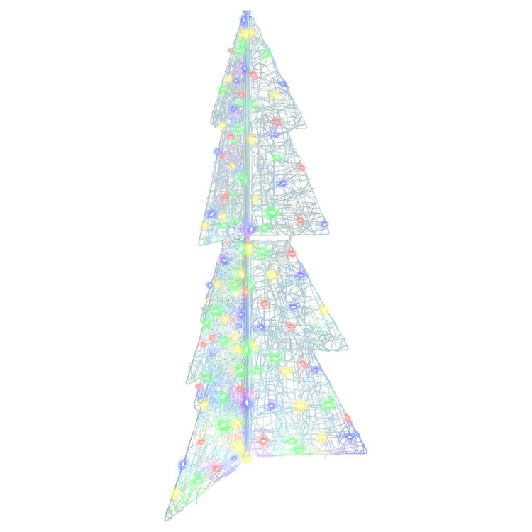 VidaXL Sapin de Noël avec 160 LED multicolore 150 cm acrylique