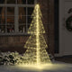 VidaXL Sapin de Noël avec 240 LED blanc chaud 180 cm acrylique