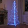 VidaXL Sapin de Noël avec 240 LED bleu 180 cm acrylique