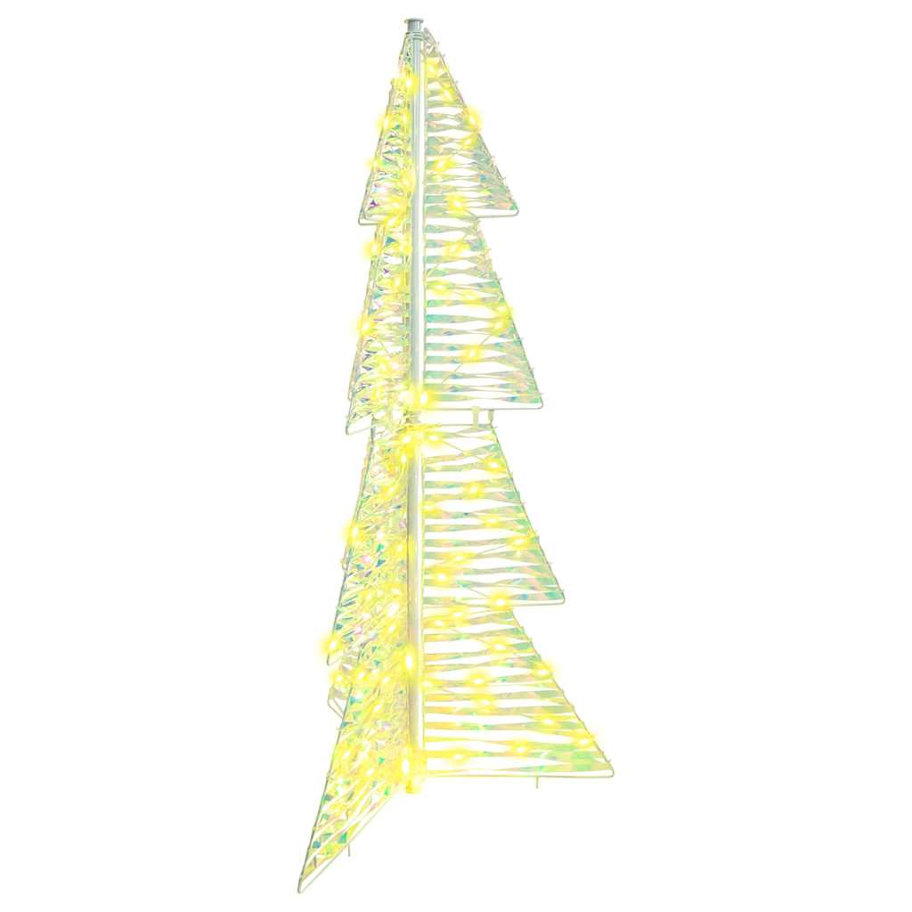 VidaXL Sapin de Noël avec 100 LED blanc chaud 120 cm