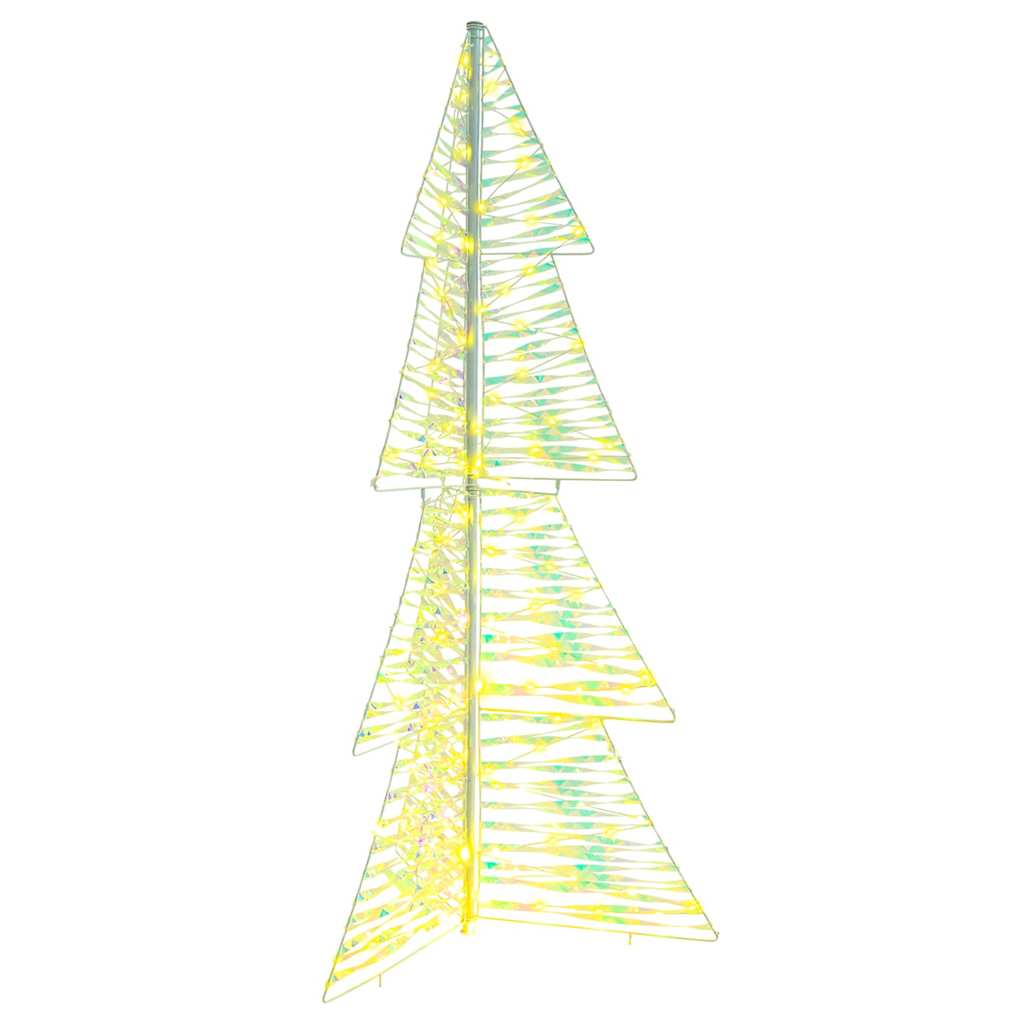 VidaXL Sapin de Noël avec 160 LED blanc chaud 150 cm