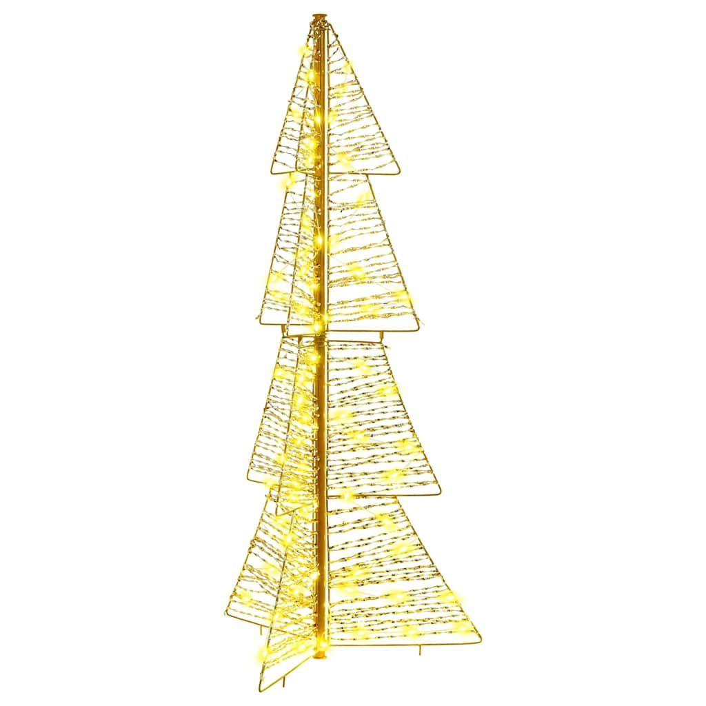 VidaXL Sapin de Noël avec 100 LED blanc chaud 120 cm