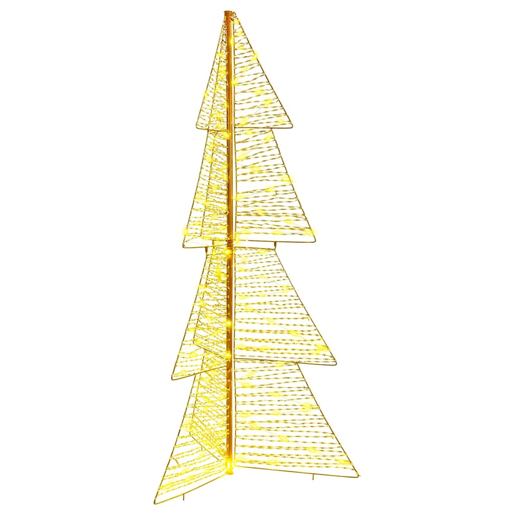 VidaXL Sapin de Noël avec 160 LED blanc chaud 150 cm
