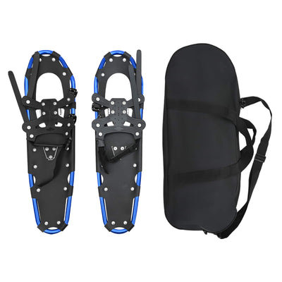 VidaXL raquettes à neige 3 en 1 bleues et noires 30 pouces