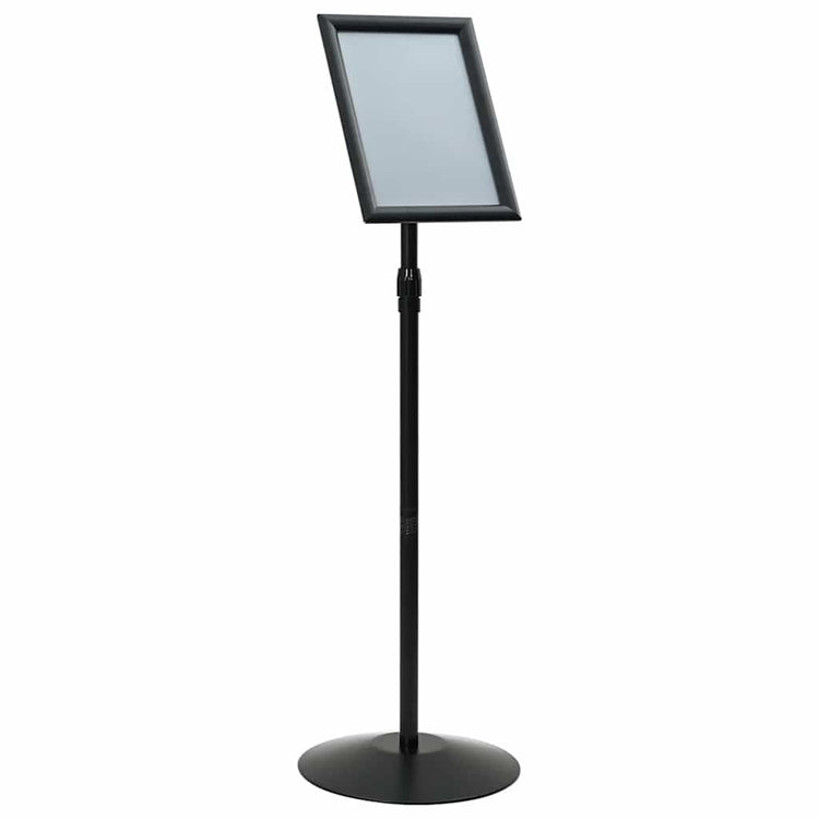 Vidaxl socle porte-affiche argent A4 PVC et acier