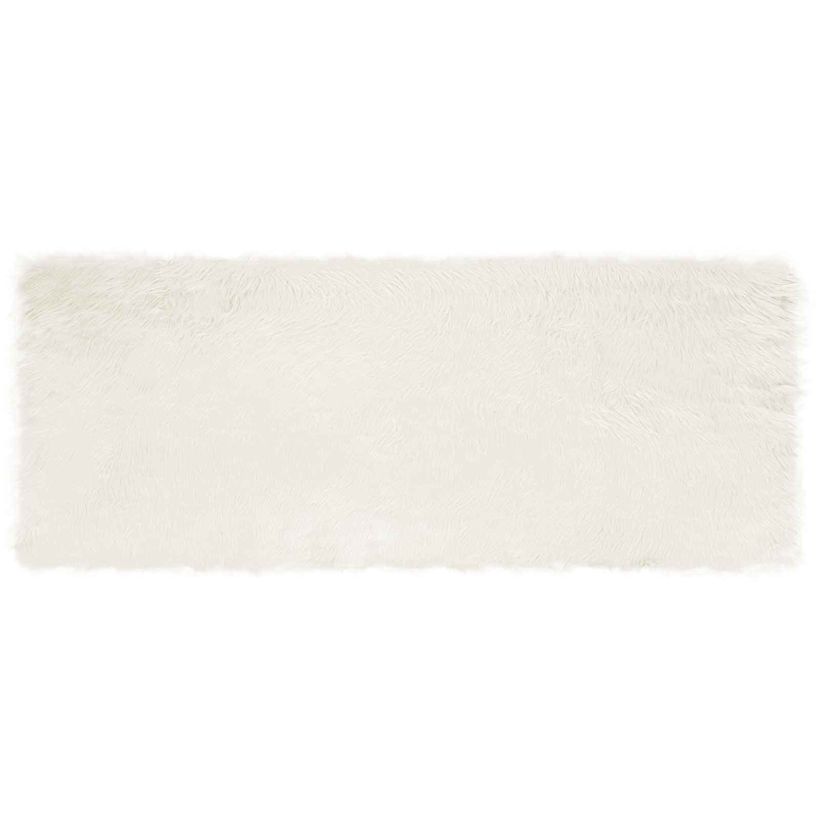 Vidaxx tapis en fausse peau de mouton tafalla blanc 80 x 200 cm polyester