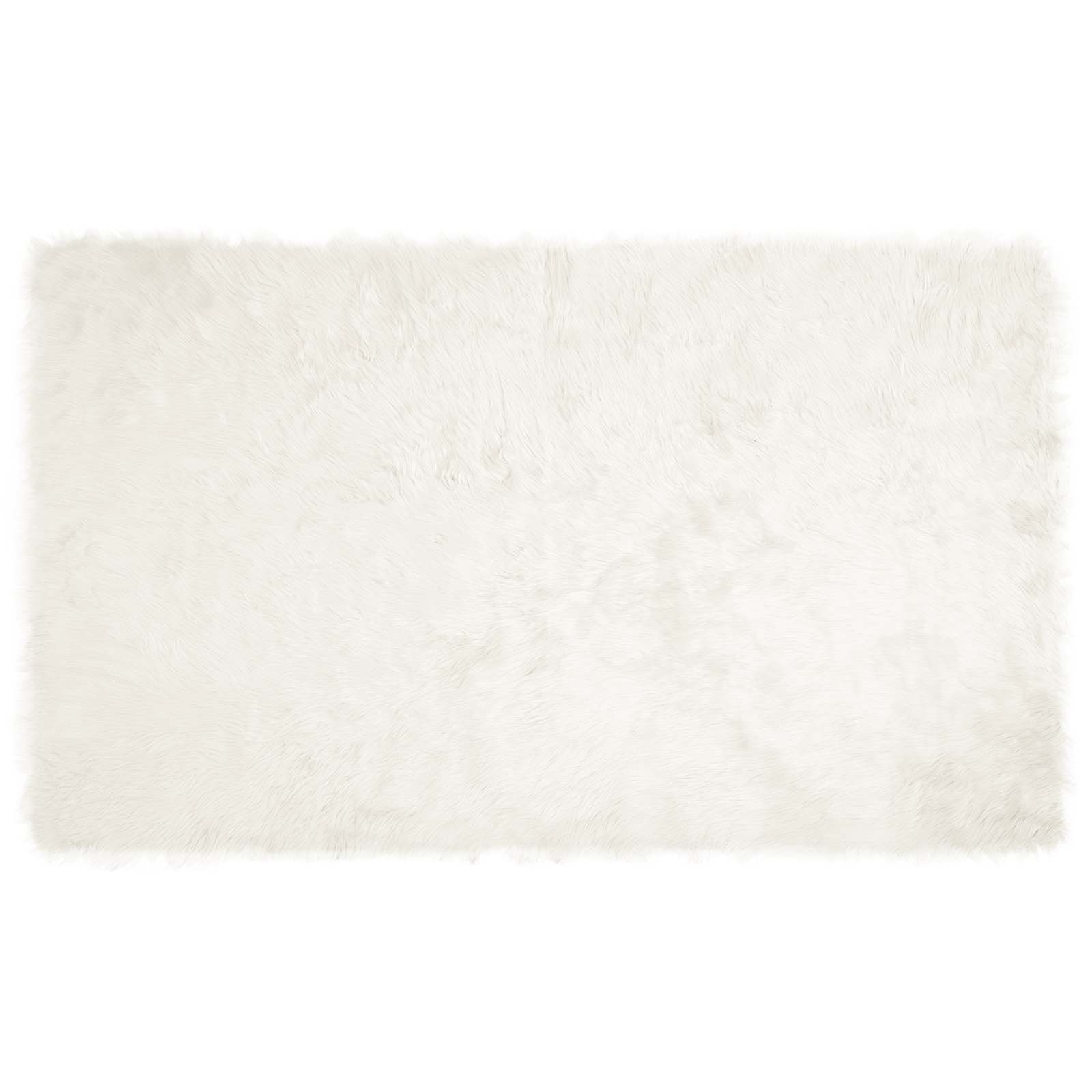 Vidaxx tapis en fausse peau de mouton tafalla blanc 100 x 200 cm polyester