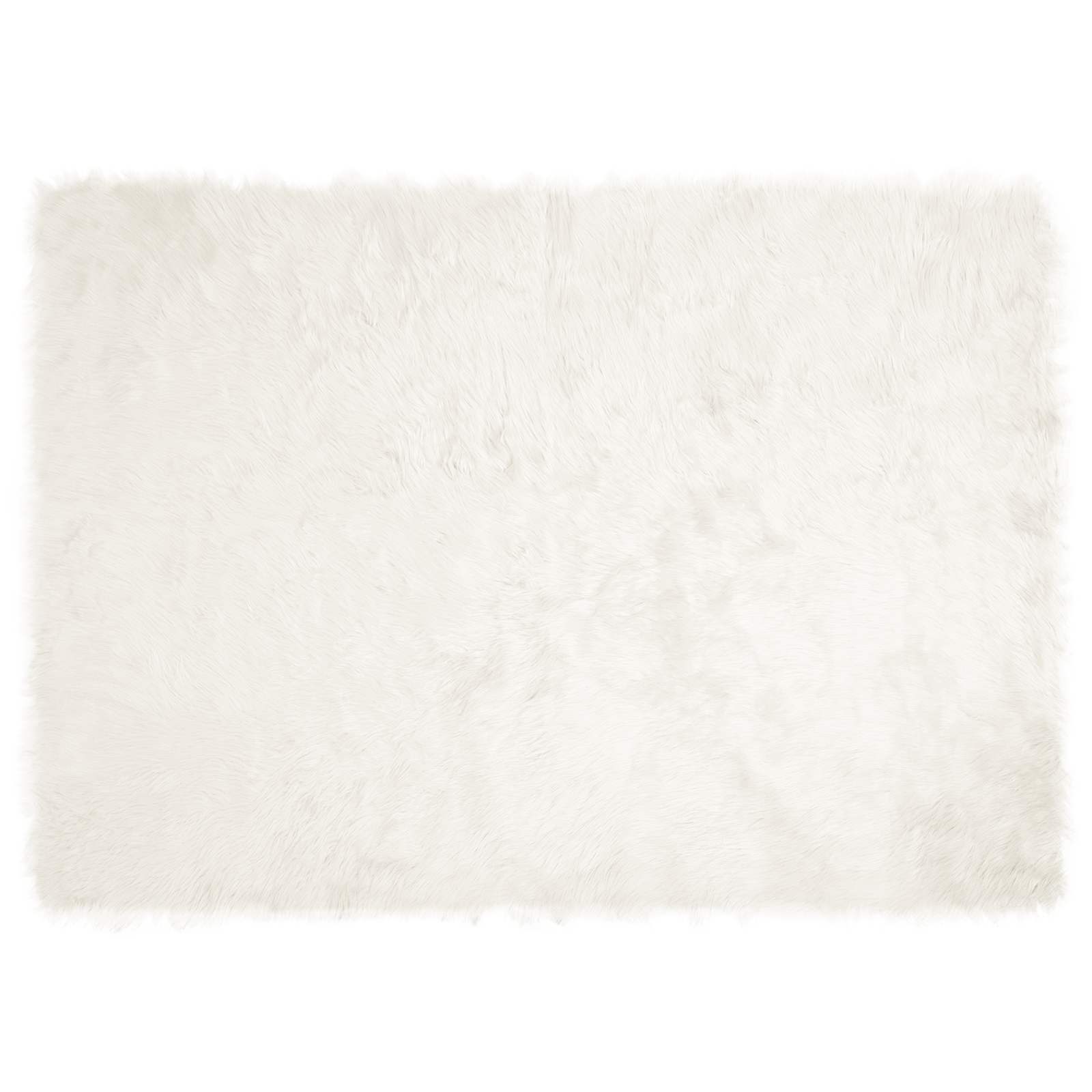 Vidaxx tapis en fausse peau de mouton tafalla blanc 120 x 170 cm polyester