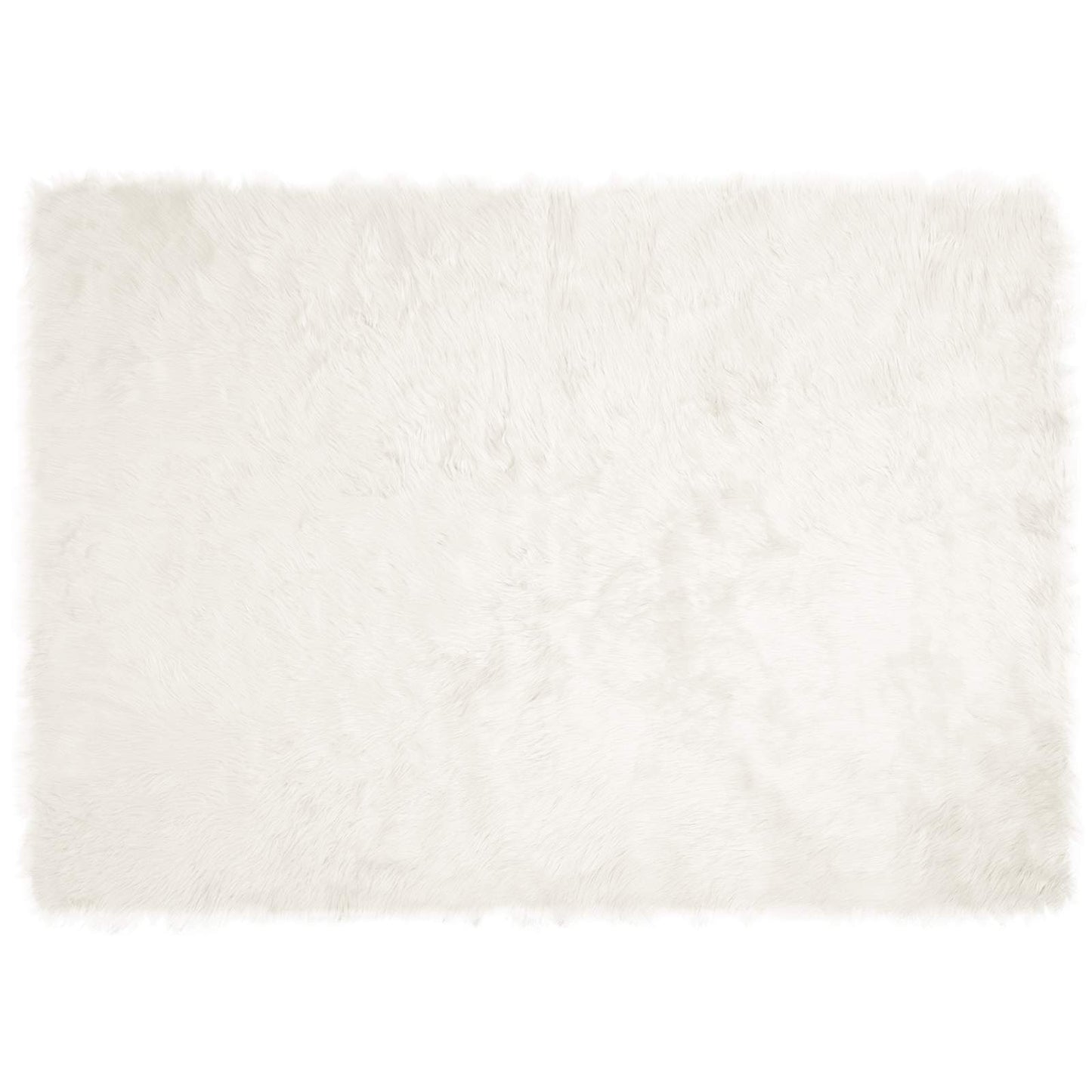 Vidaxx tapis en fausse peau de mouton tafalla blanc 140 x 200 cm polyester