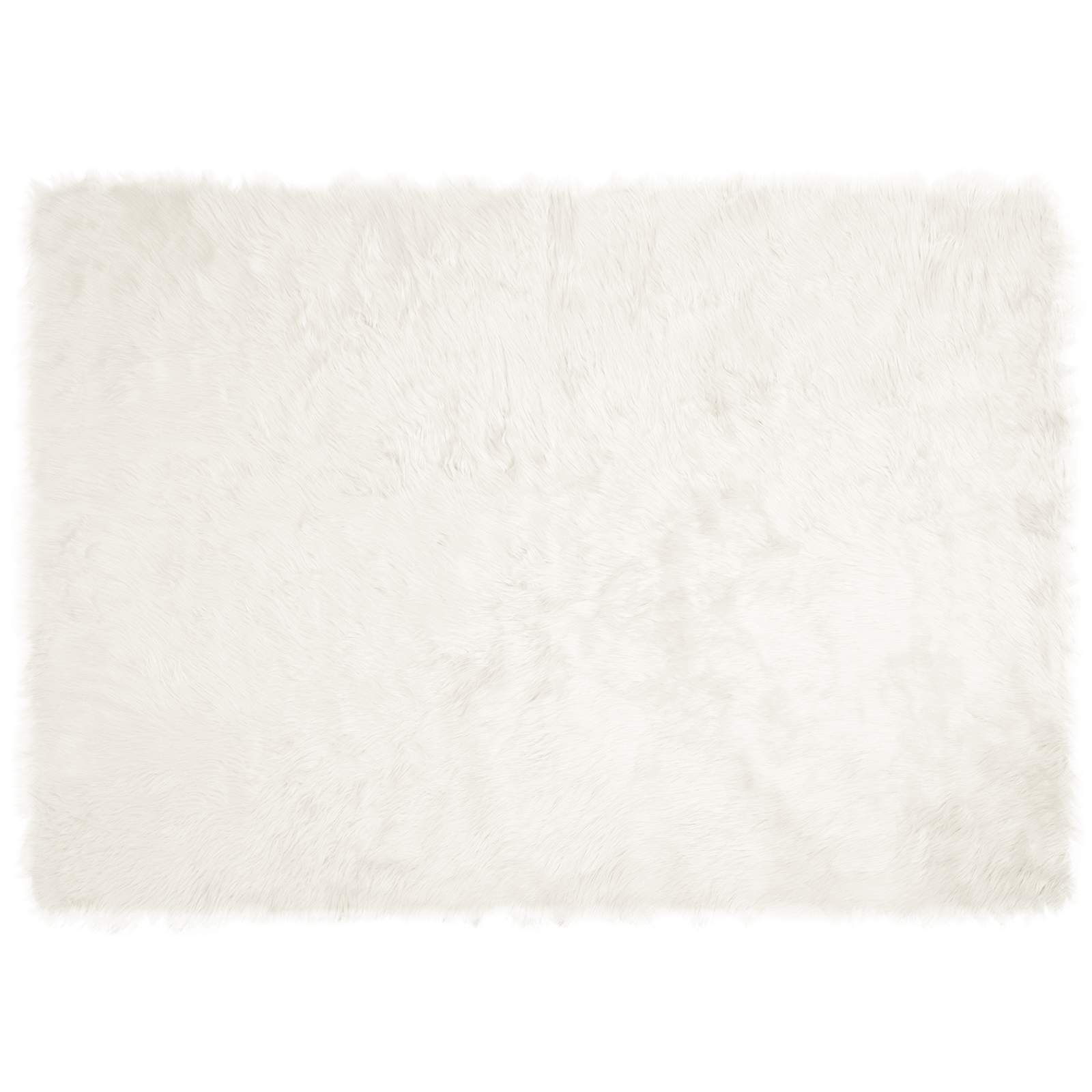 Vidaxx tapis en fausse peau de mouton tafalla blanc 140 x 200 cm polyester