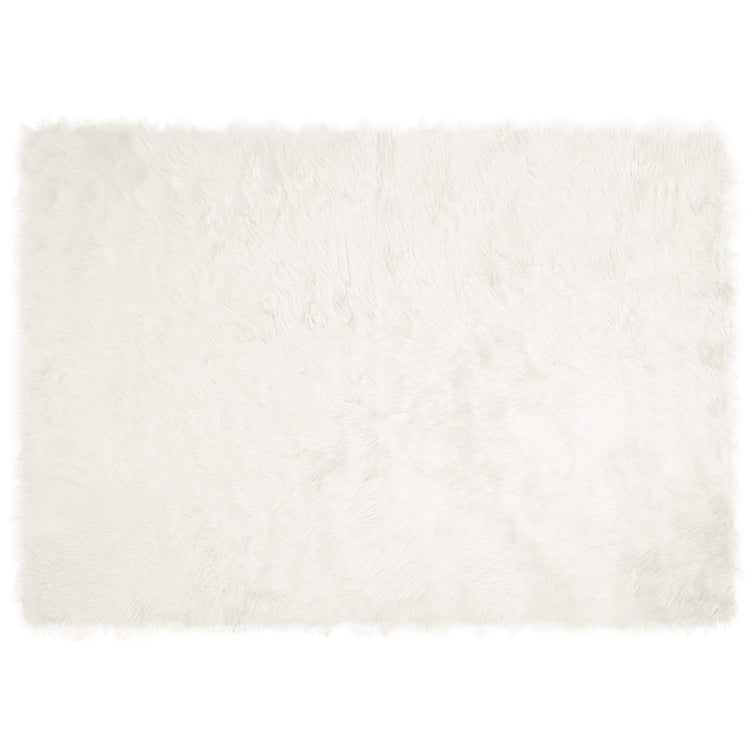 Vidaxx tapis en fausse peau de mouton tafalla blanc 140 x 200 cm polyester