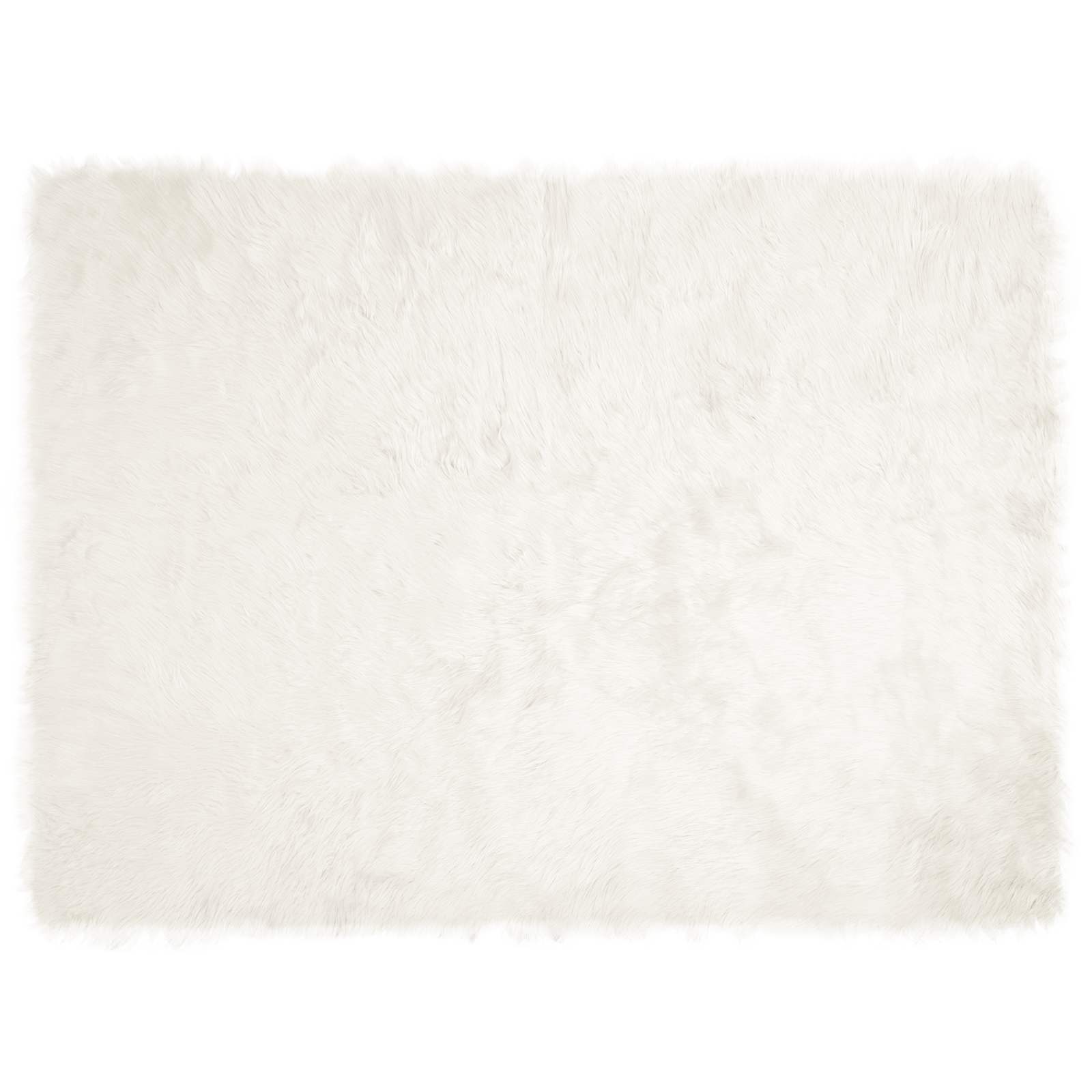 Vidaxx tapis en fausse peau de mouton tafalla blanc 160 x 230 cm polyester