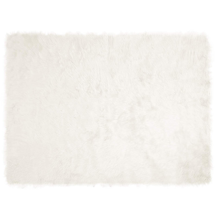 Vidaxx tapis en fausse peau de mouton tafalla blanc 160 x 230 cm polyester