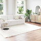 Vidaxx tapis en fausse peau de mouton tafalla blanc 200 x 280 cm polyester