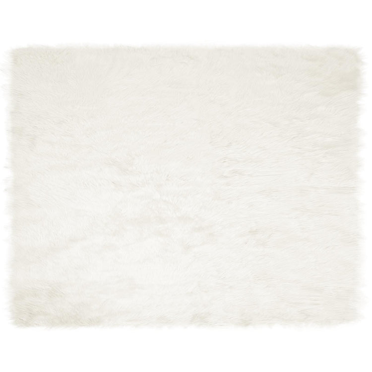 Vidaxx tapis en fausse peau de mouton tafalla blanc 200 x 280 cm polyester