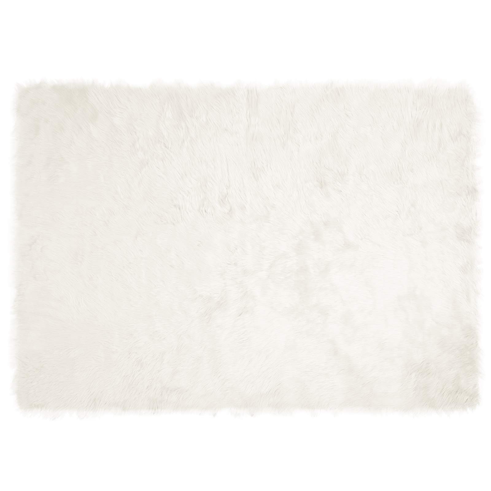 Vidaxx tapis en fausse peau de mouton tafalla blanc 240 x 340 cm polyester
