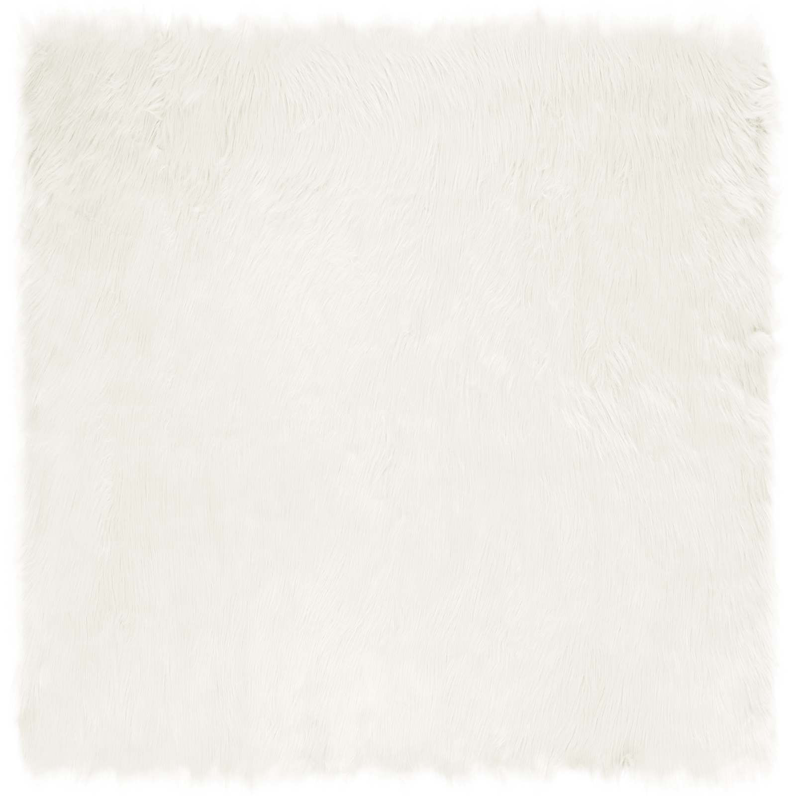 Vidaxx tapis en fausse peau de mouton tafalla blanc 160 x 160 cm polyester