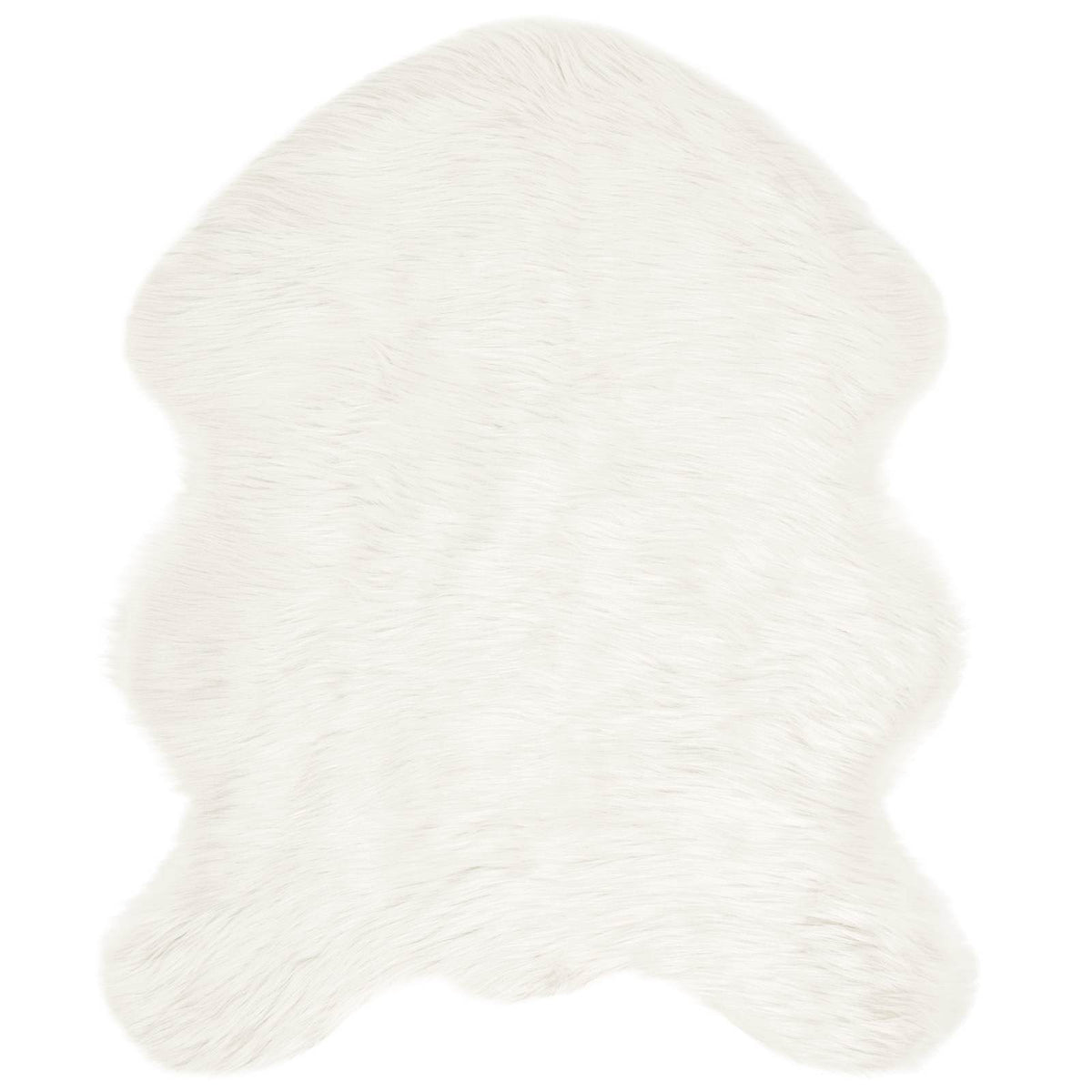 Vidaxx tapis en fausse peau de mouton tafalla blanc 50 x 80 cm polyester