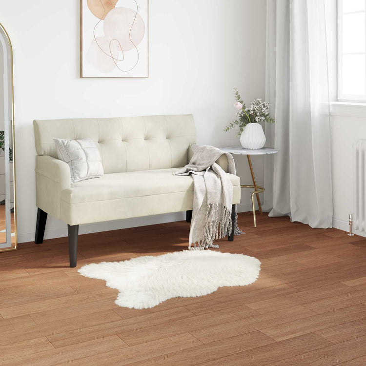 Vidaxx tapis en fausse peau de mouton tafalla blanc 80 x 120 cm polyester