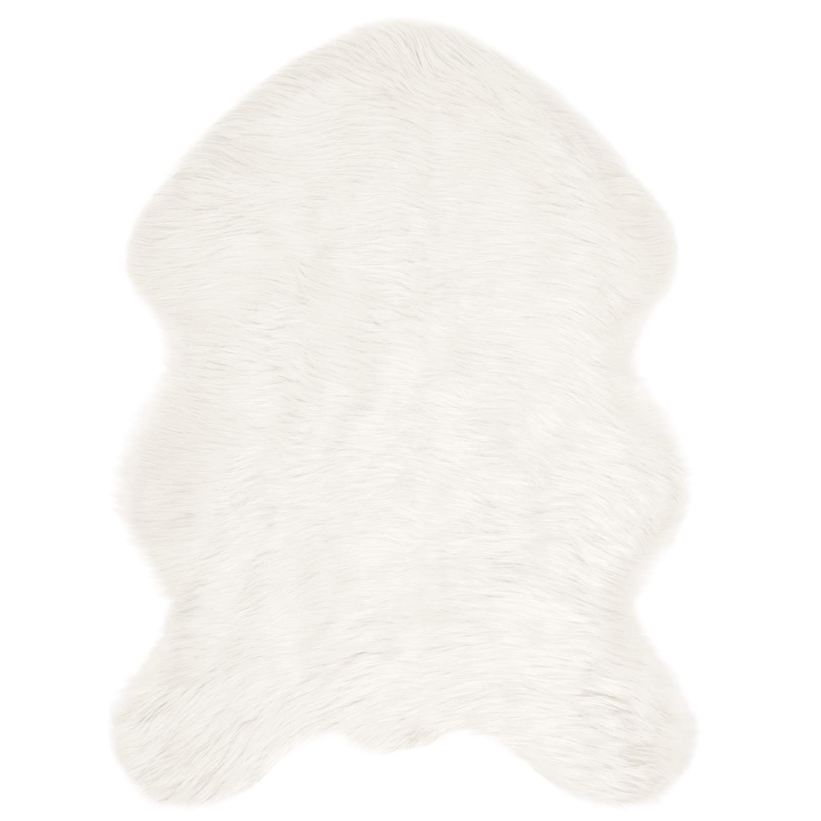 Vidaxx tapis en fausse peau de mouton tafalla blanc 80 x 120 cm polyester
