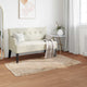 VidaXL tapis en fausse peau de mouton tafalla beige 60 x 110 cm polyester