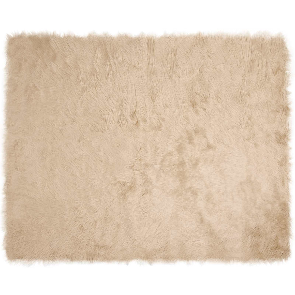 VidaXL tapis en fausse peau de mouton tafalla beige 200 x 280 cm polyester