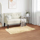 Vidaxx tapis en fausse peau de mouton tafalla crème 80 x 150 cm polyester