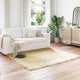 Vidaxx tapis en fausse peau de mouton tafalla crème 160 x 160 cm polyester