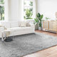 Vidaxx tapis en fausse peau de mouton tafalla gris 200 x 280 cm polyester