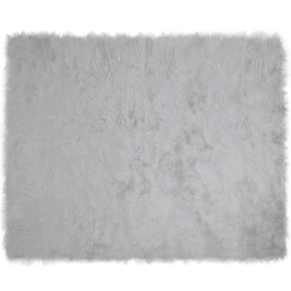Vidaxx tapis en fausse peau de mouton tafalla gris 200 x 280 cm polyester