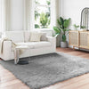 Vidaxx tapis en fausse peau de mouton tafalla gris 200 x 200 cm polyester