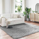 Vidaxx tapis en fausse peau de mouton tafalla gris 240 x 240 cm polyester