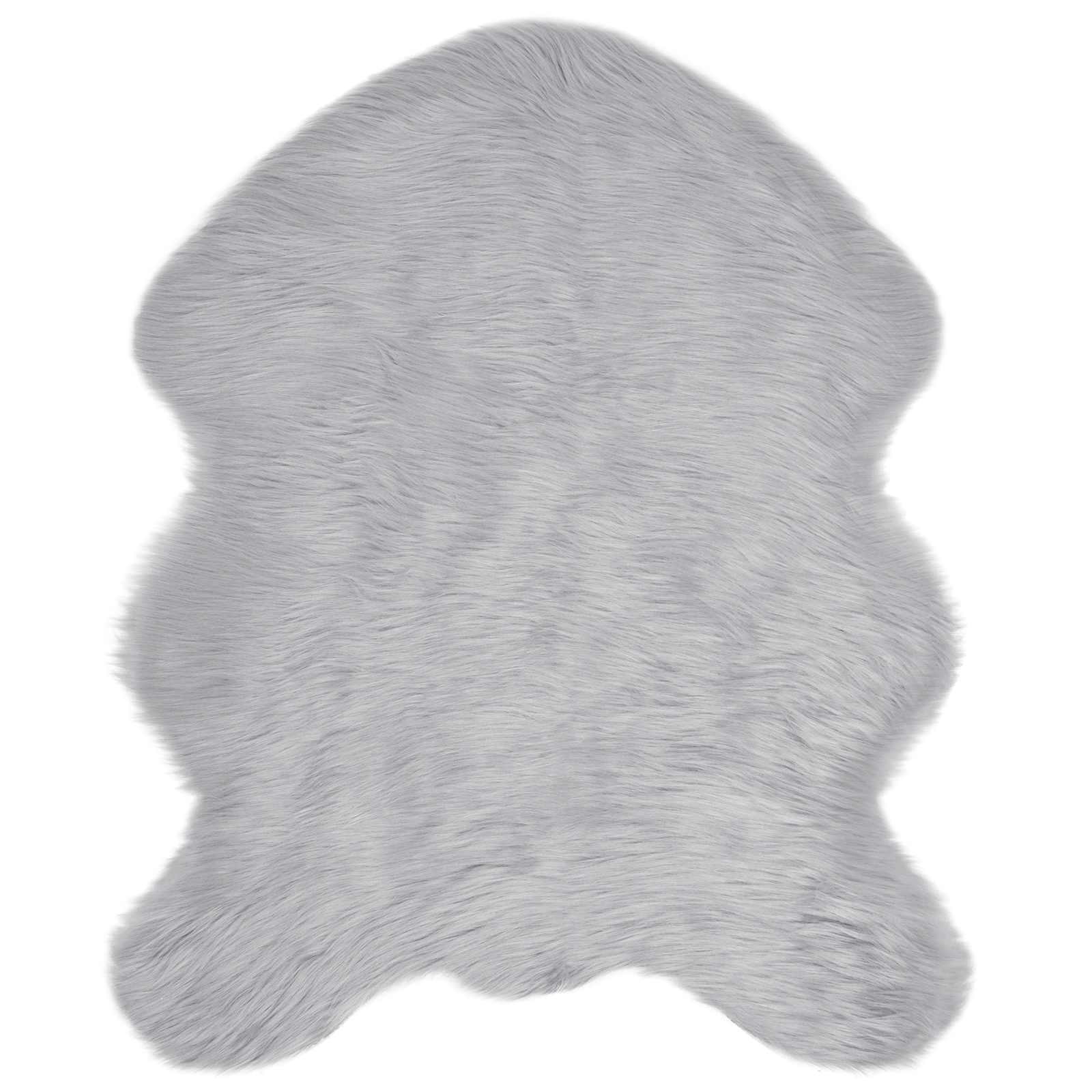 Vidaxx tapis en fausse peau de mouton tafalla gris 50 x 80 cm polyester