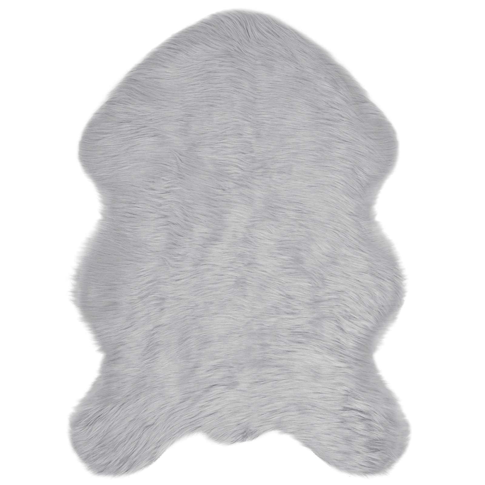 Vidaxx tapis en fausse peau de mouton tafalla gris 60 x 90 cm polyester
